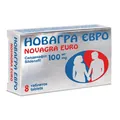 Новагра євро таблетки, в/плів. обол. по 100 мг №8 (4х2)