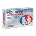 Новагра євро таблетки, в/плів. обол. по 50 мг №8 (4х2)