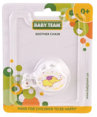 Ланцюжок для пустушки Baby Team 3333 круглий