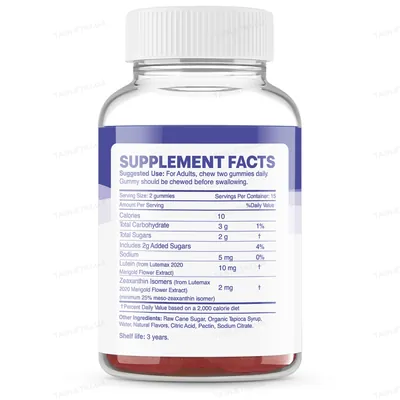 Лютеїн 10 мг Apnas Natural пастилки жувальні для дітей №30