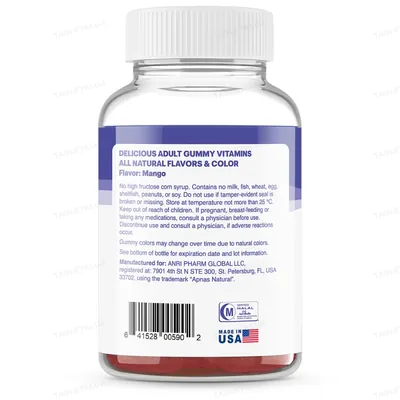 Лютеїн 10 мг Apnas Natural пастилки жувальні для дітей №30
