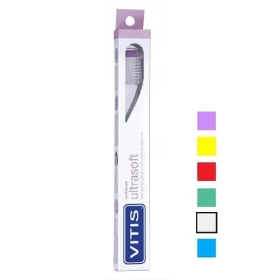 Зубная щетка Dentaid Vitis Ultrasoft ультра м'яка, прозора, 1 шт