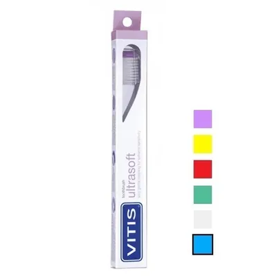 Зубная щетка Dentaid Vitis Ultrasoft ультра м'яка, синя, 1 шт