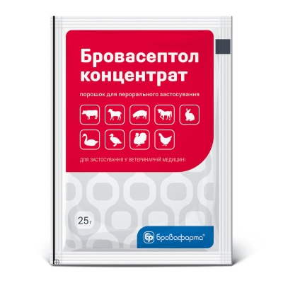 Бровасептол (ДЛЯ ЖИВОТНЫХ) концентрат, 25 г