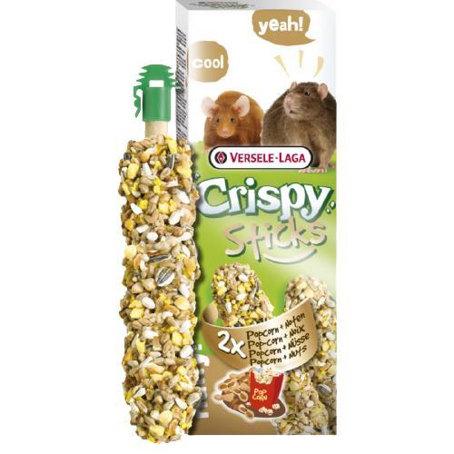 Лакомство для крыс, мышей Versele-Laga Crispy Sticks Popcorn&Nuts попкорн с орехами, 110 г