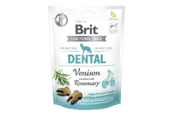 Лакомство для собак Brit Dental оленина с розмарином, 150 г