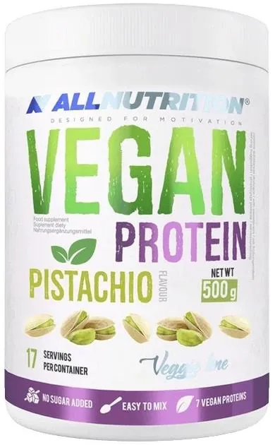 Протеїн рослинний змішаний Allnutrition Vegan Protein фісташка, 500 г