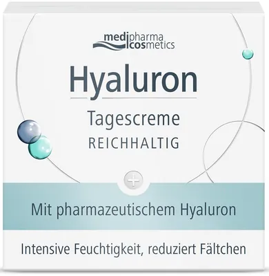 Крем для обличчя Medipharma Cosmetics Hyaluron Riche денний насичений, 50 мл