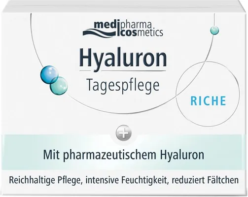 Крем для обличчя Medipharma Cosmetics Hyaluron Riche денний насичений, 50 мл
