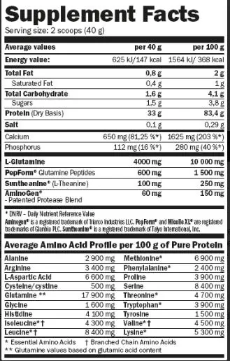 Казеїн міцелярний Amix Nutrition AmixPro MicelleHD Casein французький полуничний йогурт, 700 г