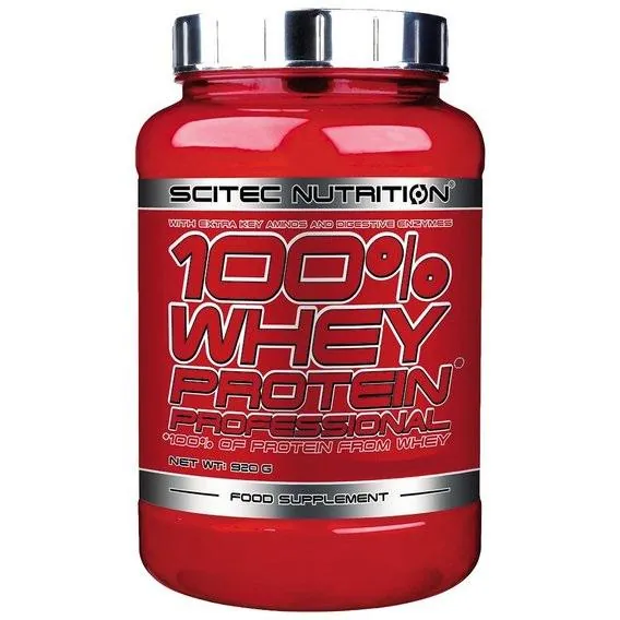 Протеїн сироватковий змішаний Scitec Nutrition 100% Whey Protein Professional лимонний чізкейк, 920 г