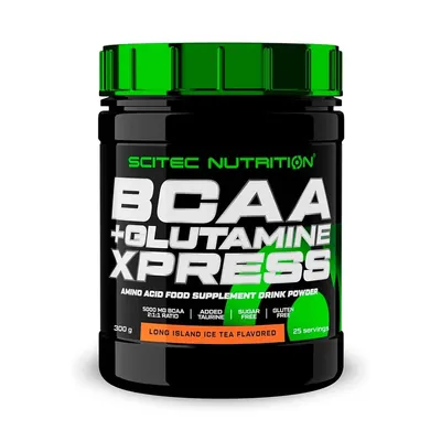 Амінокислоти Scitec Nutrition BCAA + Glutamine Xpress лонг айленд, 300 г