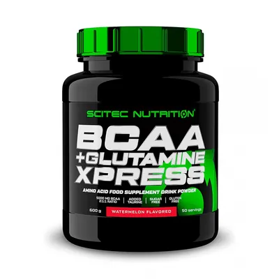 Амінокислоти Scitec Nutrition BCAA + Glutamine Xpress кавун, 600 г