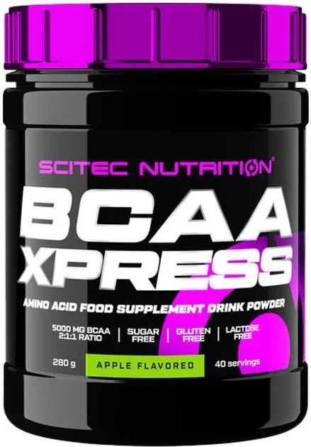 Амінокислоти Scitec Nutrition BCAA Xpress, яблуко, 280 г