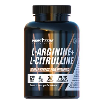 L-аргінін + L-цитрулін Vansiton L-Arginine + L-Citrulline, 120 таблеток
