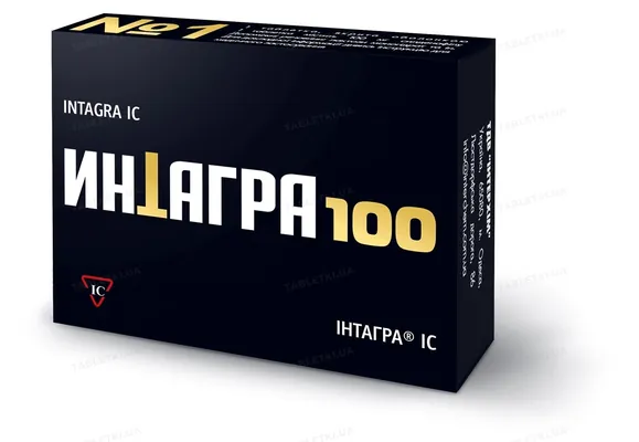 Інтагра IC таблетки, в/о по 100 мг №1