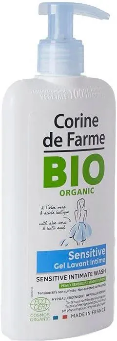 Гель для інтимної гігієни Corine de Farme Bio Organic Sensitive для чутливої шкіри, 250 мл