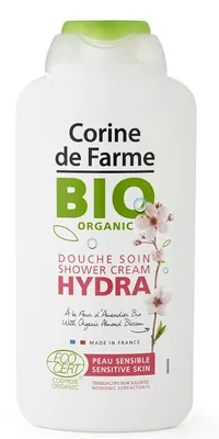Гель-крем для душу Corine De Farme Bio Organic Hydra Квітка солодкого мигдалю, 500 мл