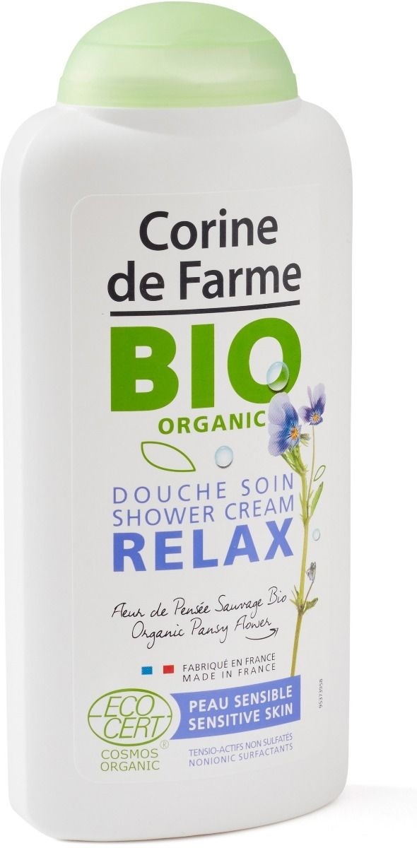 Гель-крем для душа Corine De Farme Bio Organic Relax Дикая фиалка, 300 мл