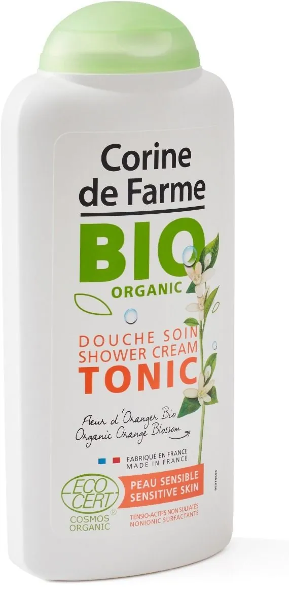 Гель-крем для душу Corine De Farme Bio Organic Tonic квітка апельсинового дерева, 300 мл