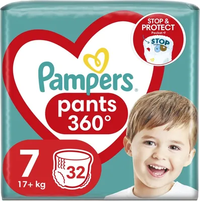 Підгузки-трусики Pampers Pants Active Baby дитячі розмір 7, 15+ кг, 32 шт
