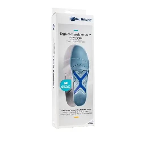 Устілка ортопедична Bauerfeind ErgoPad weightflex 2 wide (men), середня, колір антрацит, розмір 46
