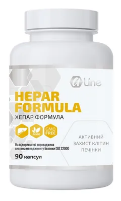 Хепар Формула A-Line, 90 капсул