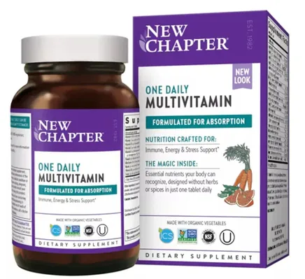 Мультивітамінний комплекс New Chapter One Daily Multivitamin, 72 таблетки