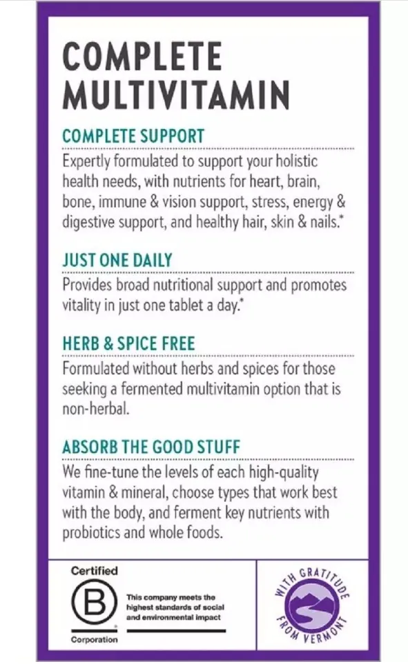 Мультивітамінний комплекс New Chapter One Daily Multivitamin, 72 таблетки