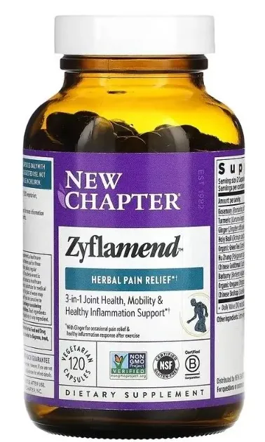 Протизапальний комплекс New Chapter Zyflamend, 120 вегетаріанських капсул