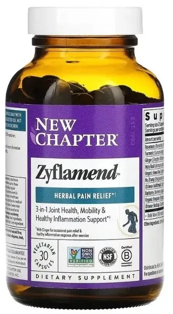 Протизапальний комплекс New Chapter Zyflamend, 30 вегетаріанських капсул
