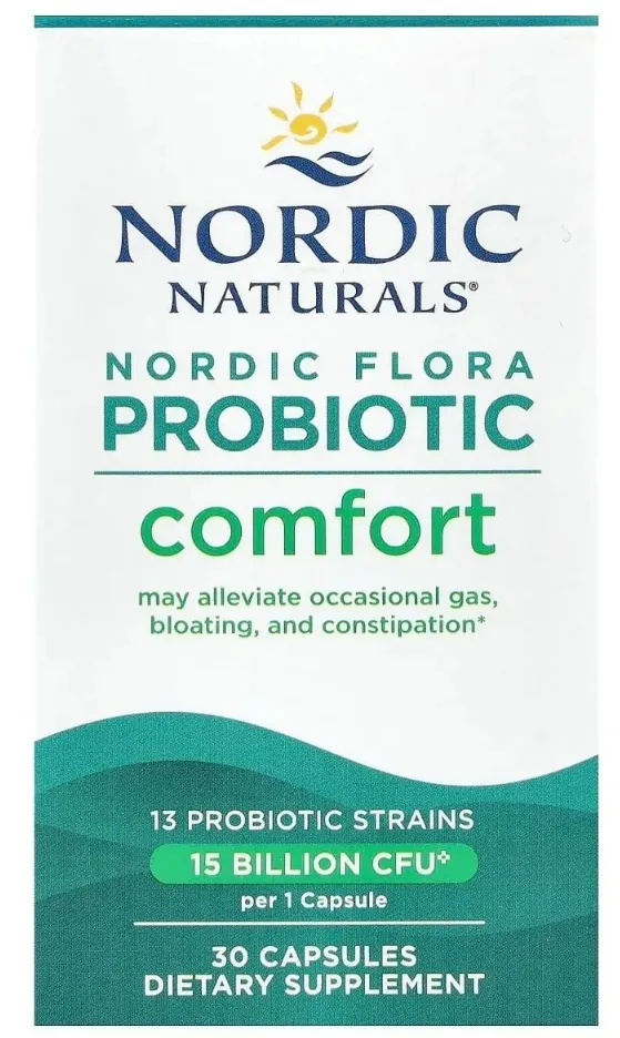 Пробіотики Nordic Naturals Nordic Flora Probiotic Comfort, 30 капсул