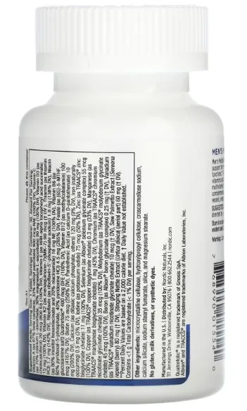 Мультивітаміни для чоловіків Nordic Naturals Men’s Multivitamin One Daily, 30 таблеток