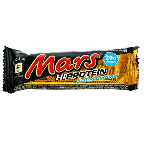Батончик протеїновий Mars Hi Protein солона карамель, 59 г