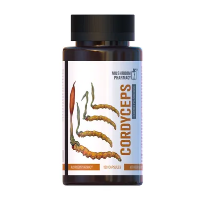 Гриб Кордіцепс Mushroom Pharmacy Cordyceps капсули №120
