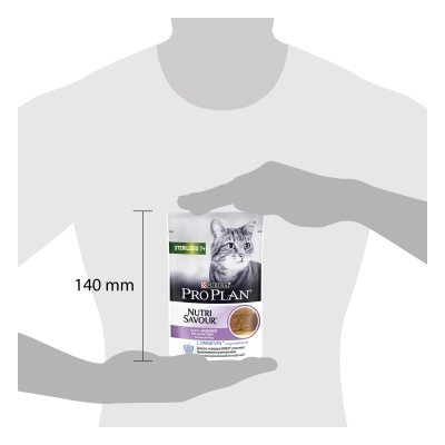 Корм влажный для стерилизованных кошек от 7 лет Purina Pro Plan Nutrisavour Sterilised с индейкой, 85 г