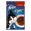 Корм вологий для кішок Purina Felix Soup Суп з яловичиною, 48 г