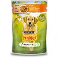 Корм вологий для собак Purina Friskies з куркою та морквою в соусі, 100 г