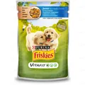 Корм вологий для цуценят Purina Friskies з куркою та морквою в соусі, 100 г