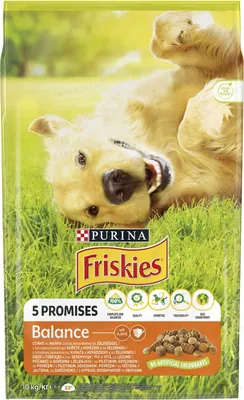 Корм сухий для дорослих активних собак Purina Friskies з куркою та овочами, 10 кг