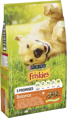 Корм сухий для дорослих активних собак Purina Friskies з куркою та овочами, 10 кг