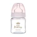 Пляшечка Canpol Babies Easystart Royal baby антиколікова з широким отвором, рожева, 120 мл