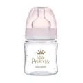 Пляшечка Canpol Babies Easystart Royal baby антиколікова з широким отвором, рожева, 120 мл