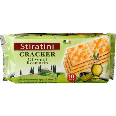 Крекер Stiratini Cracker з оливковою олією та розмарином, 250 г