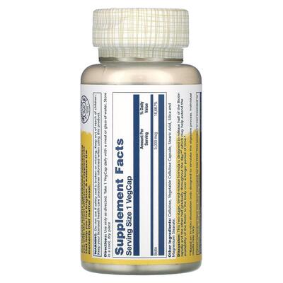 Біотин Solaray Biotin 5000 мкг, 60 капсул