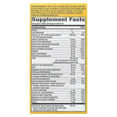 Мультивітаміни Nature's Way Alive! Max3 Potency Women's Multivitamin для жінок, 90 таблеток