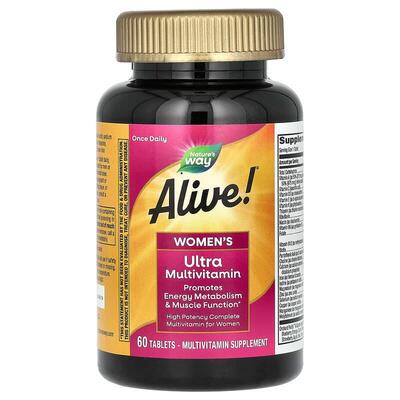 Мультивітаміни Nature's Way Alive! Women’s Ultra Potency для жінок, 60 таблеток