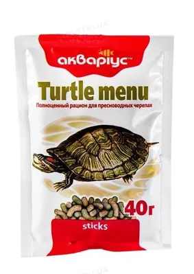 Корм для черепах Акваріус Turtle Menu, 40 г