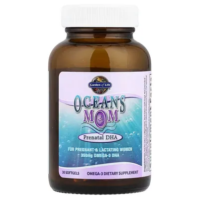 Риб'ячий жир для вагітних Garden of Life Prenatal DHA, 30 капсул