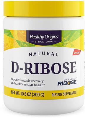 D-рибоза Healthy Origins D-Ribose порошок, 300 г